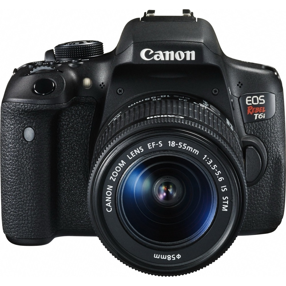 Canon EOS Rebel T6i with 18-55 mm lens (USED, LIKE NEW QUALITY)